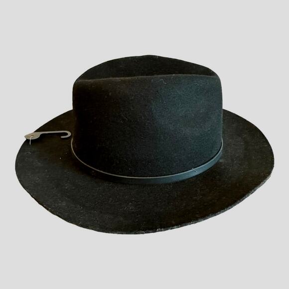 NWT Banana Republic Black Wool Hat - Picture 4 of 13